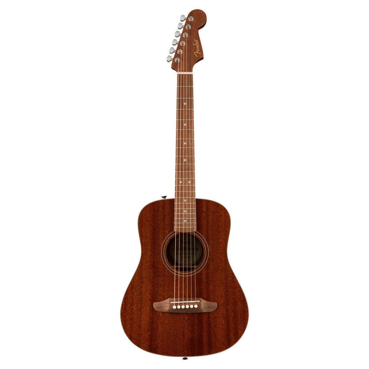 Fender California Standard Redondo Mini Acoustic Guitar w/ Bag - Sapele Top - Natural Sapele