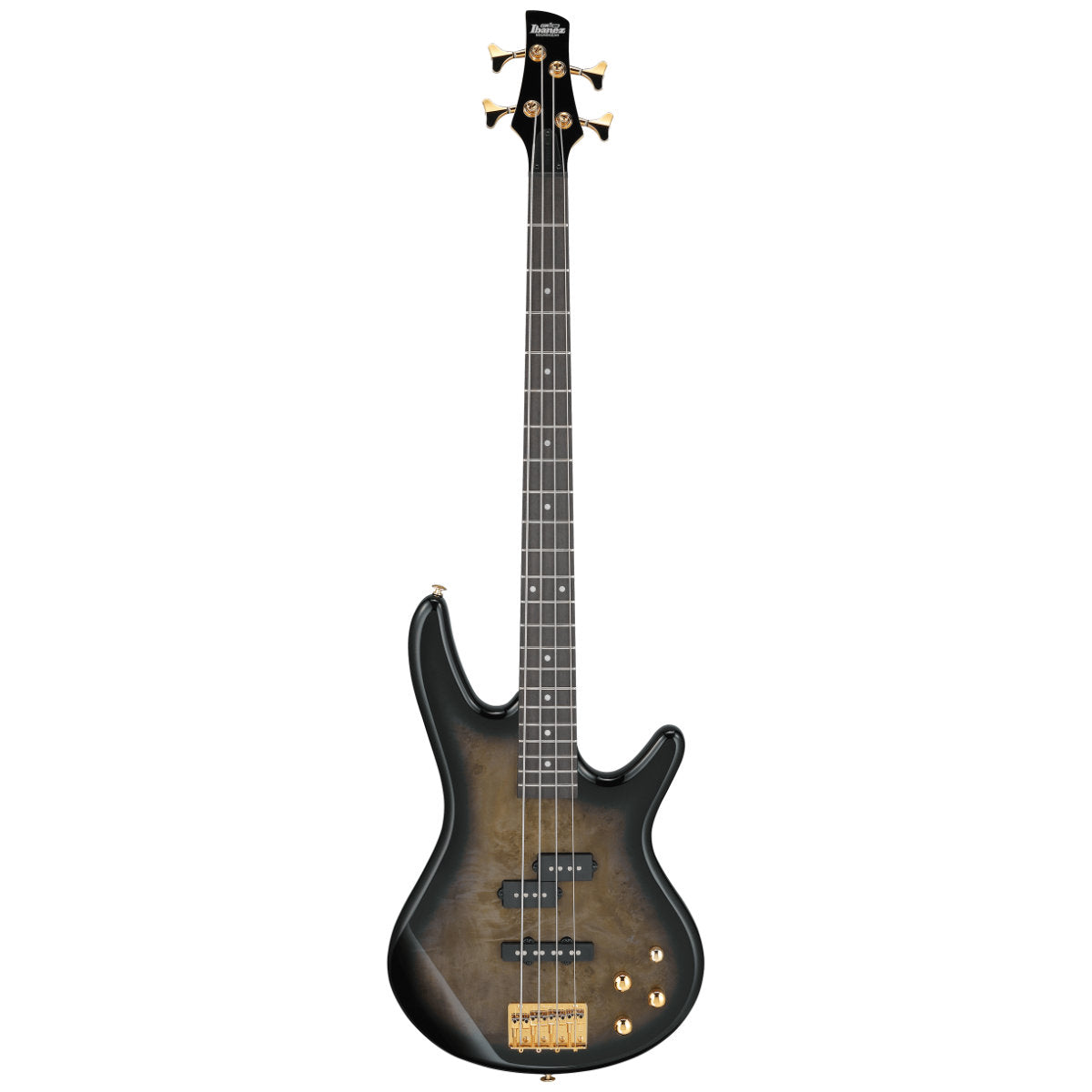 Ibanez SR Series Gio Electric Bass Guitar - Transparent Pale Black Burst