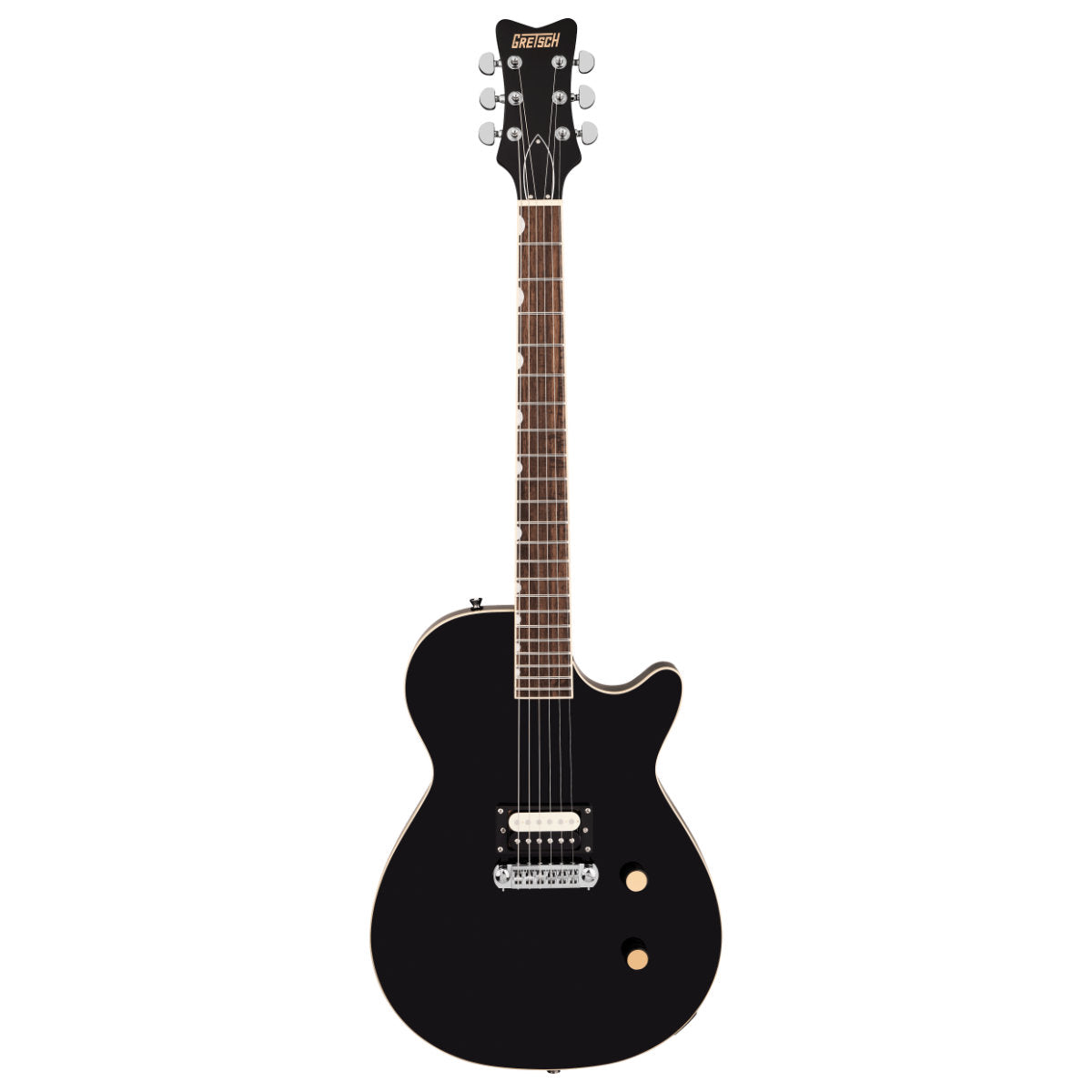 Gretsch Streamliner Jet 1 Pickup Electric Guitar - Laurel Fingerboard - Jet Black