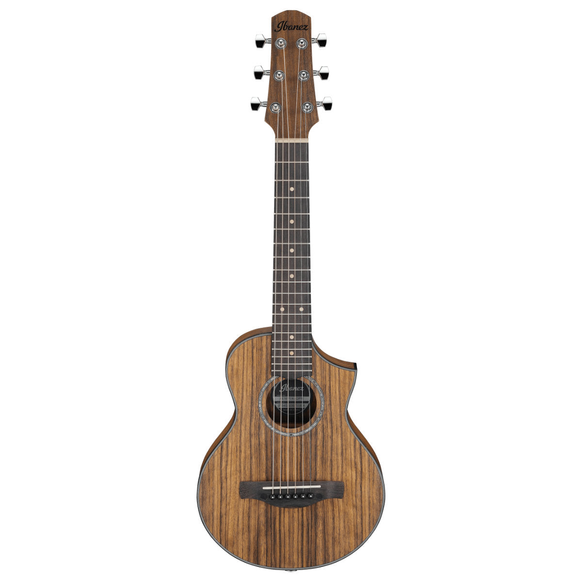 Ibanez EWP14OPN Exotic Wood Piccolo Acoustic Guitar - Open Pore Natural - Bananas at Large®
