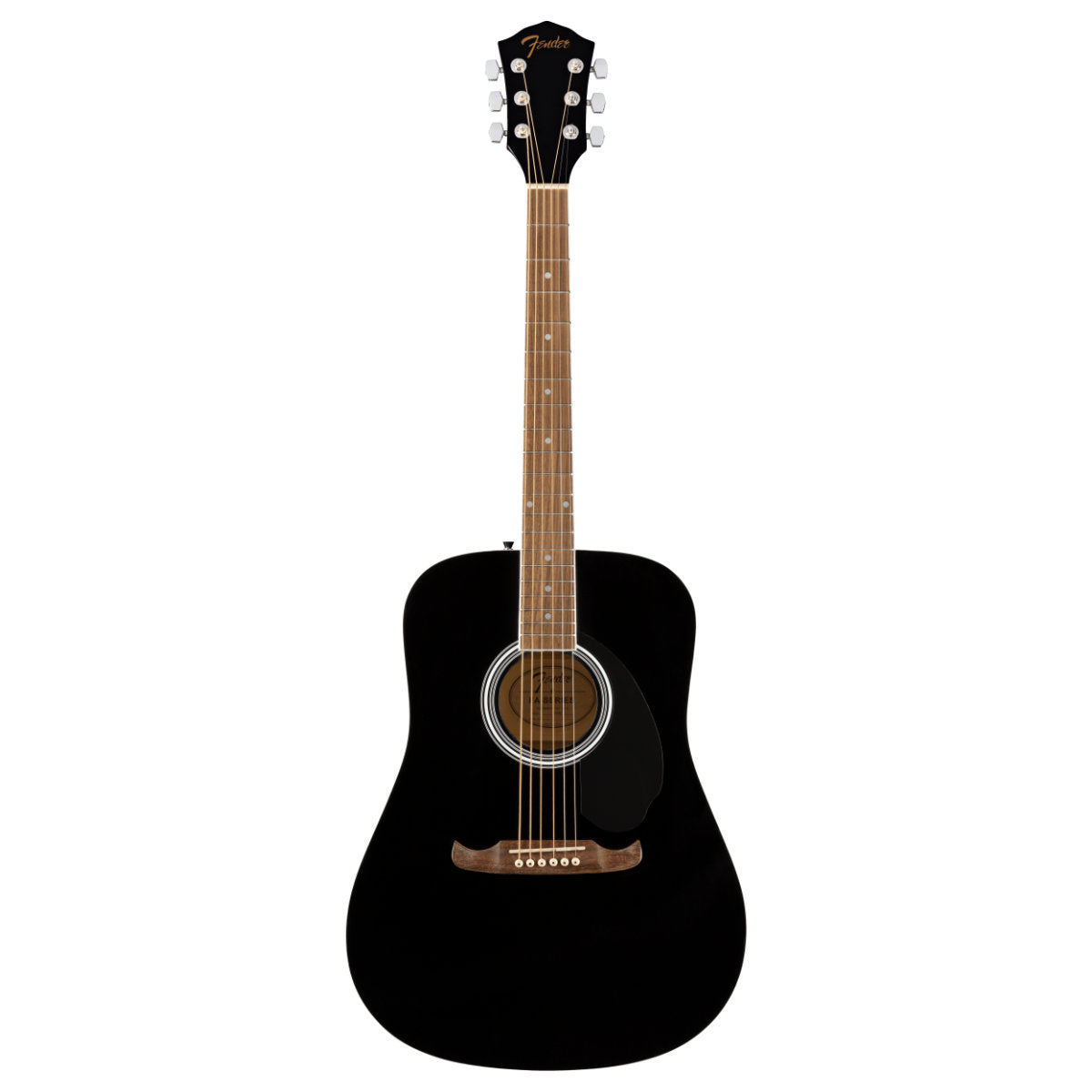 Fender FA-125 Dreadnought Acoustic Guitar - Walnut Fingerboard - Black