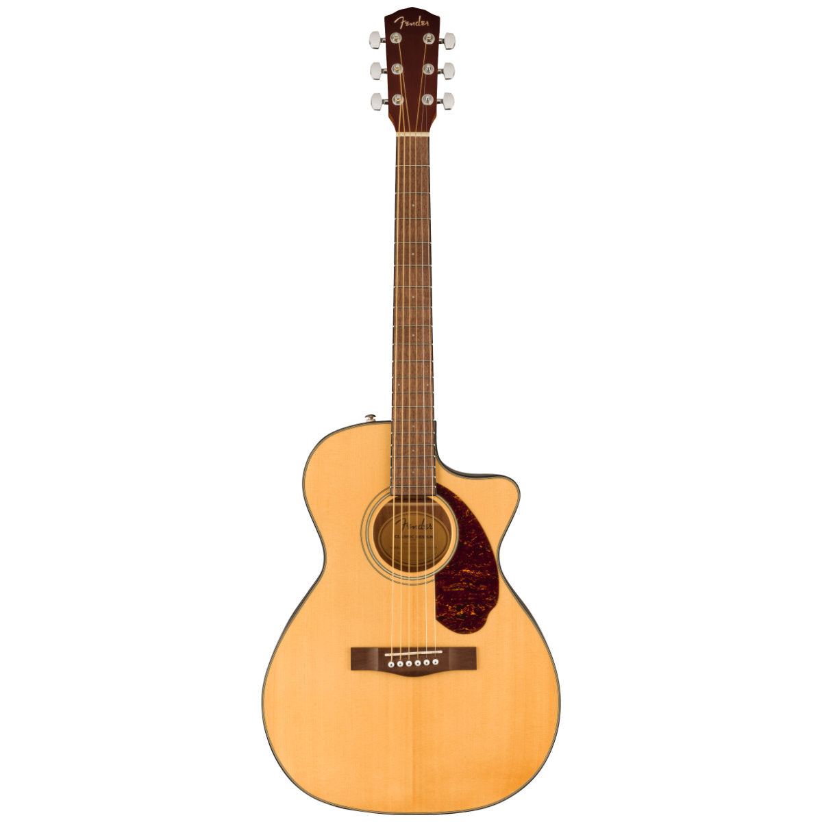 Fender CC-140SCE Concert Acoustic-Electric Guitar - Walnut Fingerboard - Natural - Bananas at Large®