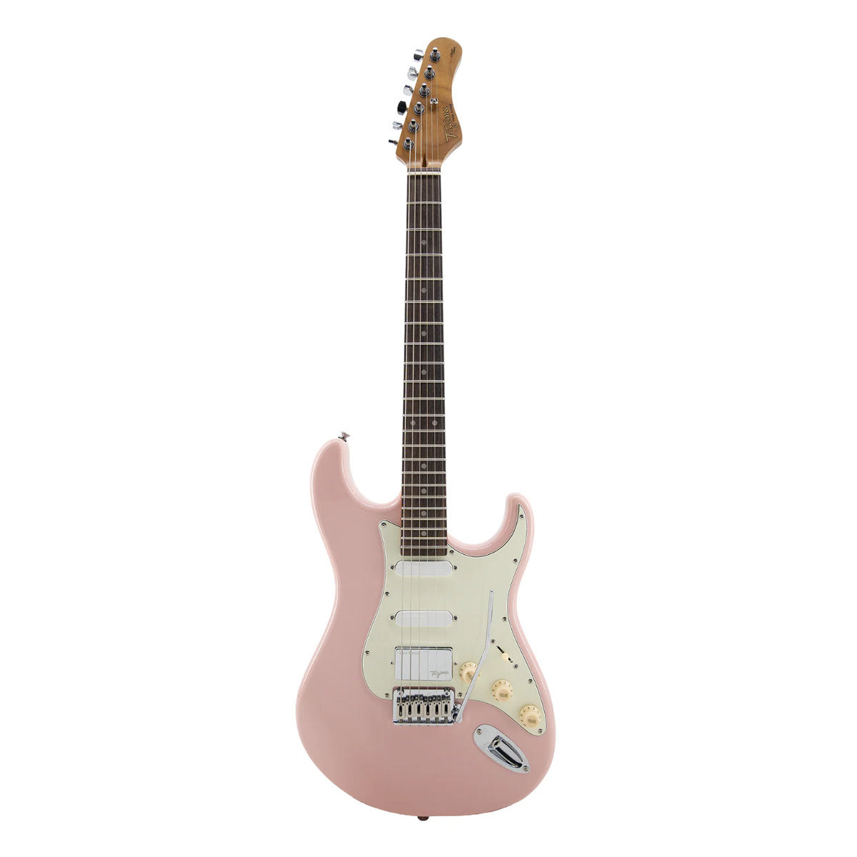 Tagima T-640 LS Lace Series Alder Body Electric Guitar - Pink Shell