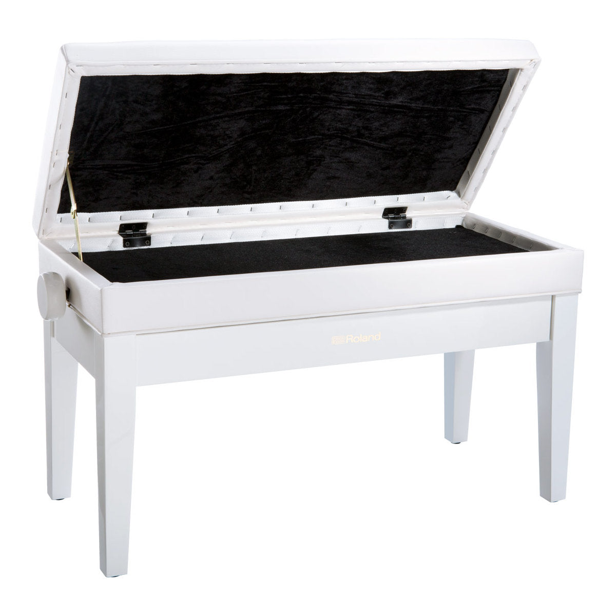 Roland RPB-D400PW Duet Piano Bench - Polished White