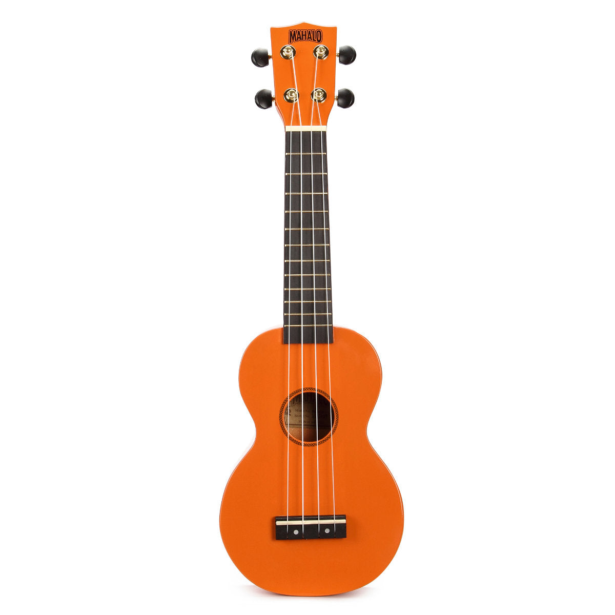 Mahalo MR1-OR Rainbow Soprano Ukulele - Orange