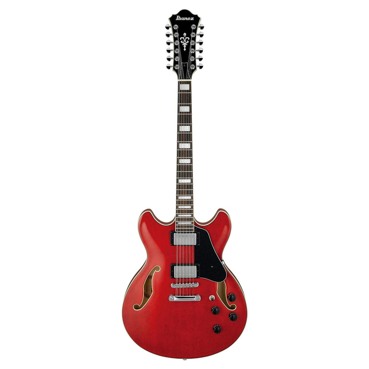 Ibanez AS Artcore 12-String Semi-Hollow Electric Guitar - Transparent Cherry Red