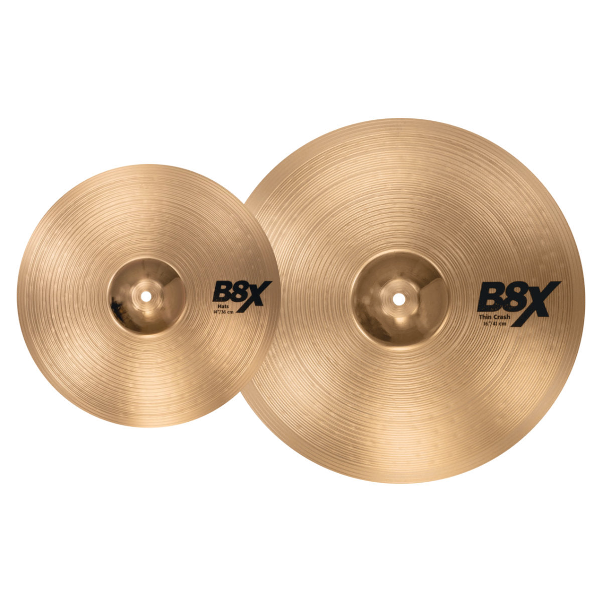 Sabian B8X First Pack Cymbal Set w/ 14in Hats & 16in Crash