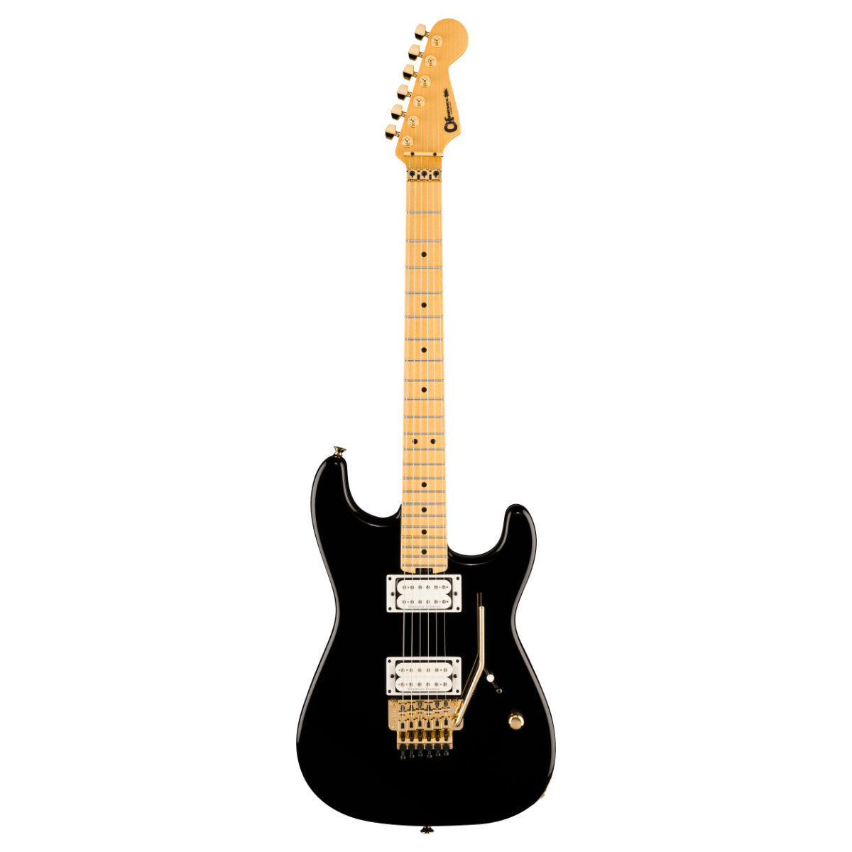 Charvel American Neo-Classic San Dimas SD1 HH FR Electric Guitar - Maple Fingerboard - Gloss Black