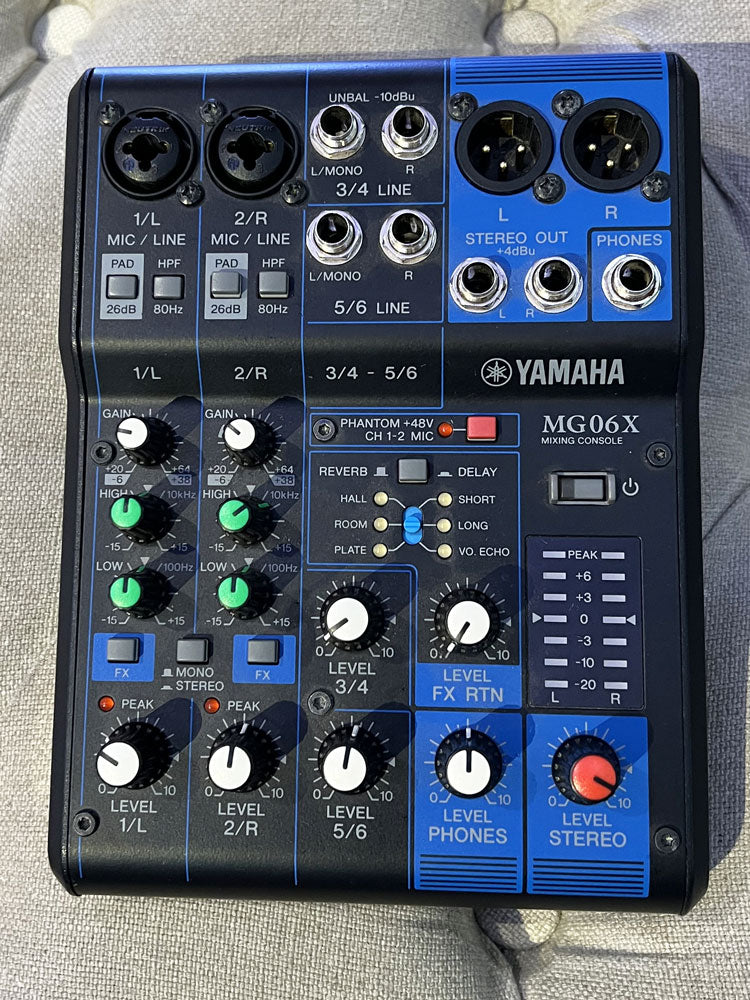 Rental - Yamaha MG06XU Mixer – Bananas At Large Inc.® Musical