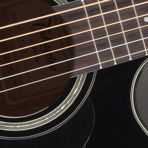 Takamine GD30CE BLK Dreadnought Cutaway Acoustic-Electric Guitar - Black