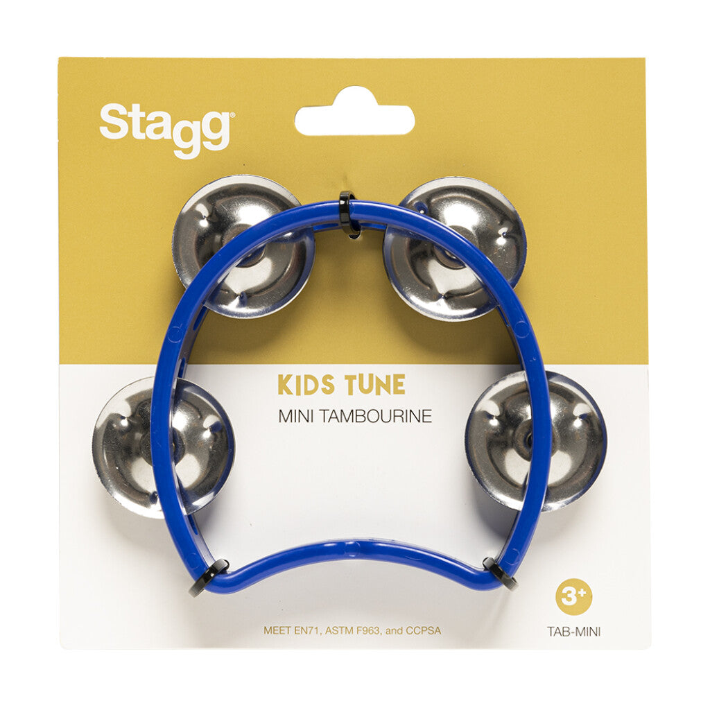 Stagg Plastic Cutaway Mini Tambourine w/ 4 Jingles