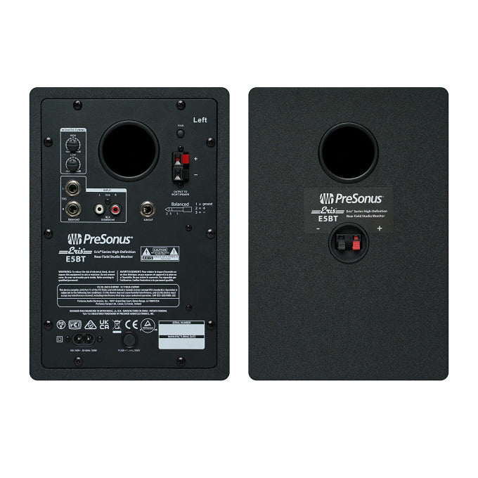 PreSonus Eris E5 BT Studio Monitors (Pair) w/Bluetooth - Black