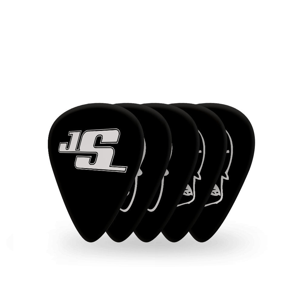 D'Addario Joe Satriani Signature Guitar Picks - Black - Light Gauge (.50mm) - 10 Pack