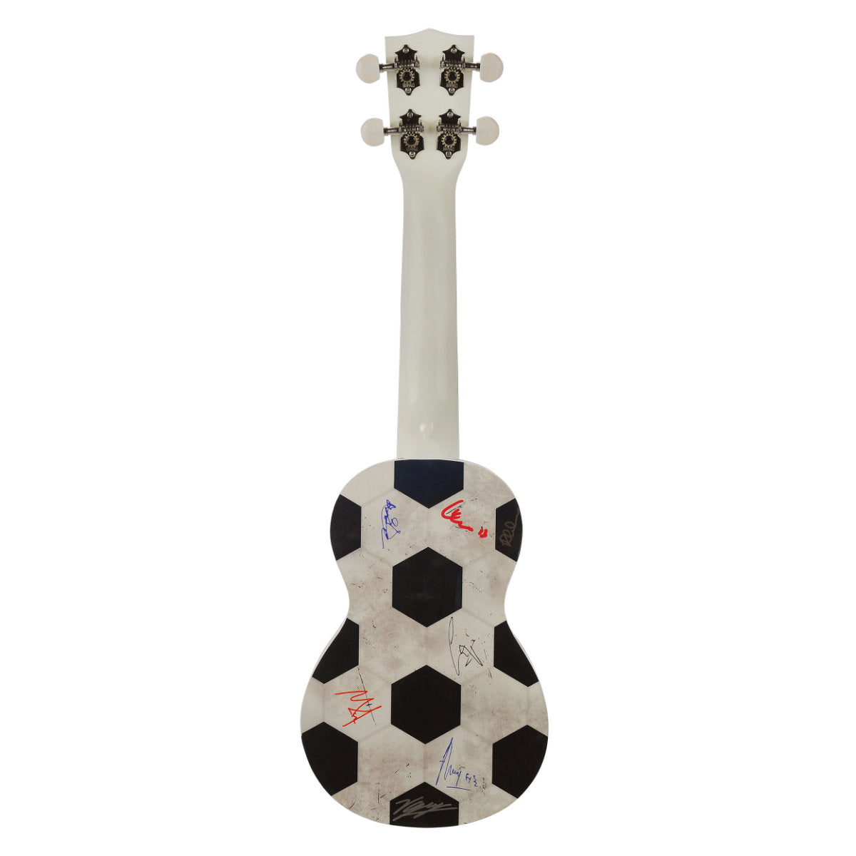 Mahalo MA1FB Art II Series Soprano Ukulele - Football (Soccer) Motiff