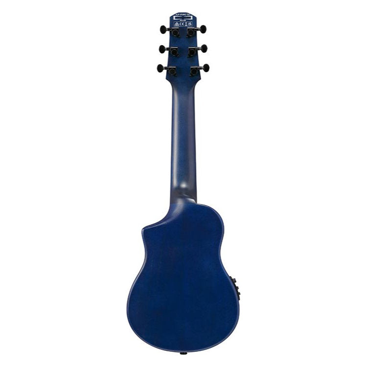 Ibanez AU Series Acoustic-Electric Ukulele - Transparent Blue Sunburst Open Pore
