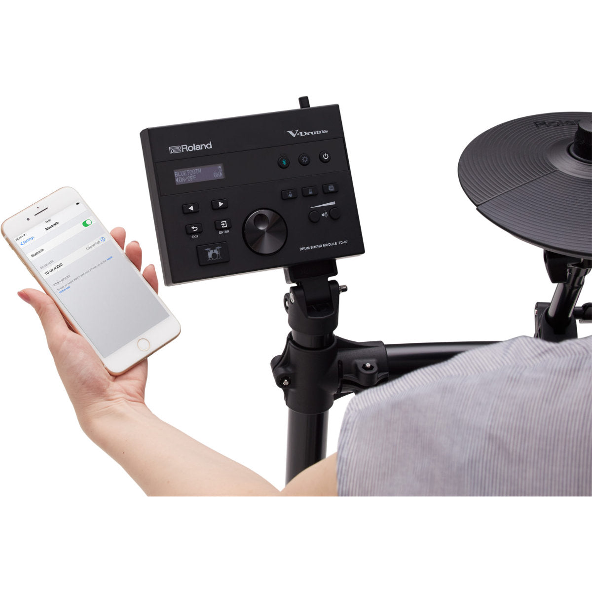 Roland TD-07KV2 V-Drums 5-Piece Electronic Drum Set