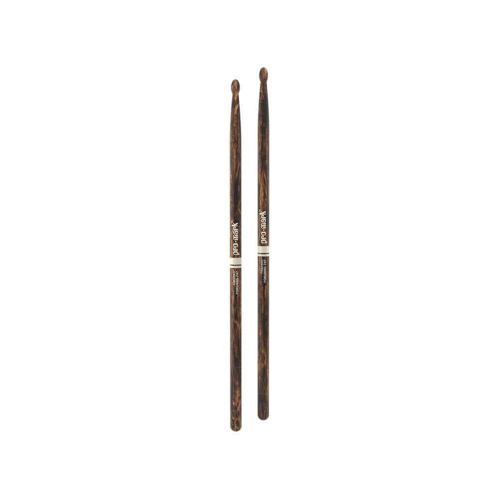 ProMark Classic Forward 747 FireGrain Hickory Drumstick - Oval Wood Tip