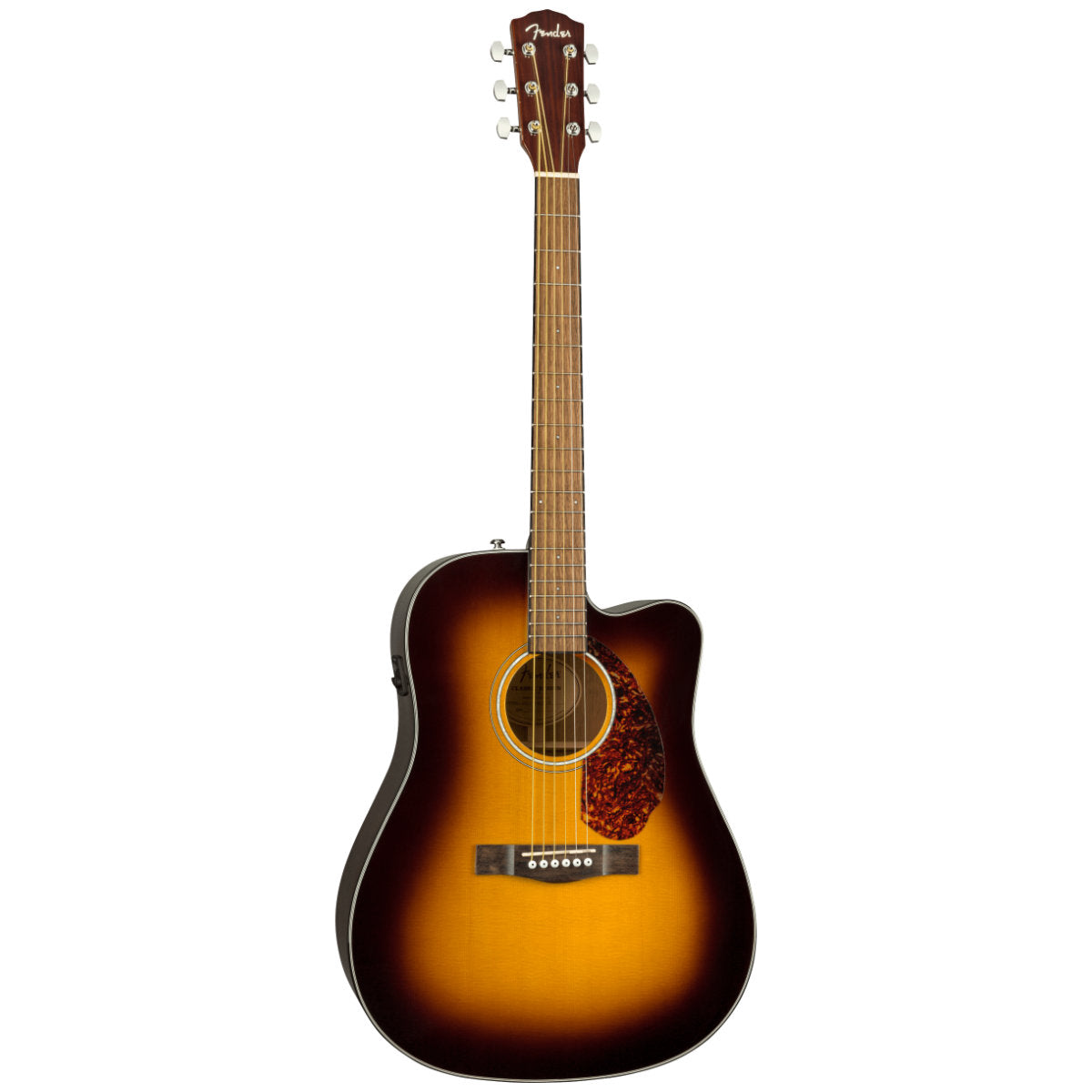 Fender CD-140SCE Dreadnought Acoustic-Electric Guitar - Walnut Fingerboard - Sunburst