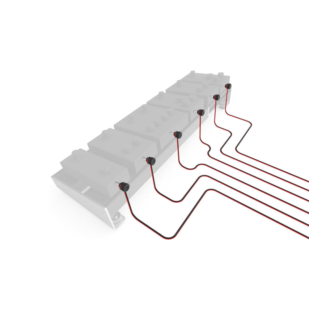 D'Addario XPND DIY Pedal Power Cable Kit - 12 Male Plugs