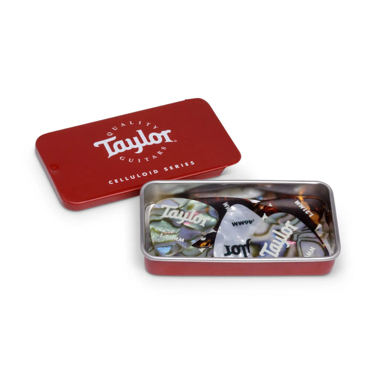 Taylor Celluloid Pick Tin - 12 Picks