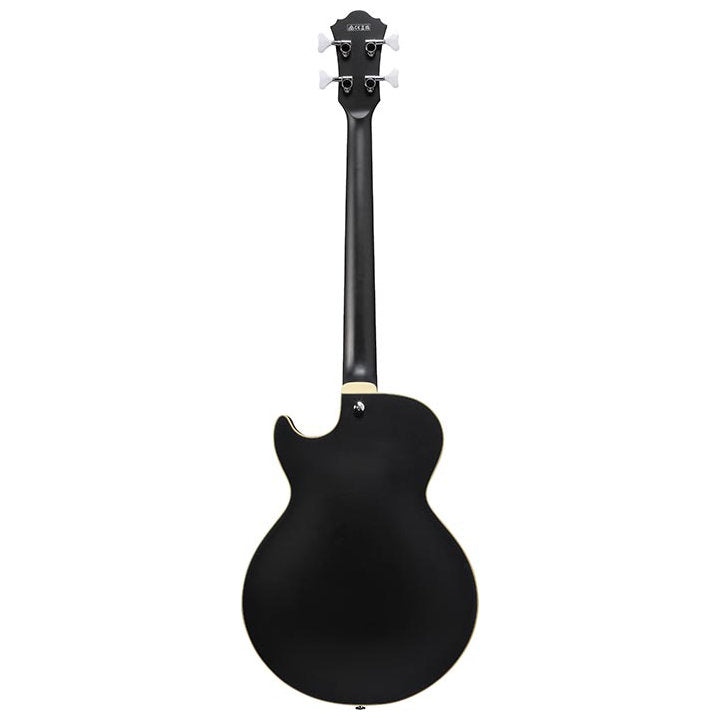 Ibanez AGB200 Artcore Semi-Hollow Electric Bass - Black Flat - Bananas at Large®