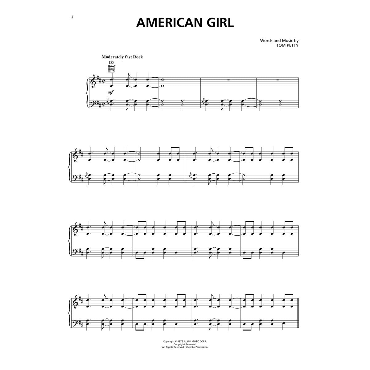Hal Leonard  Tom Petty Sheet Music Anthology - Piano/Vocal/Guitar Artist Songbook - Softcover - Bananas at Large®