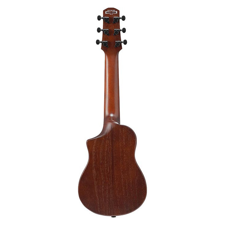 Ibanez AUP10N AU Series Acoustic Tenor Ukulele - Open Pore Light Brown Sunburst Top - Natural Open Pore Back and Sides