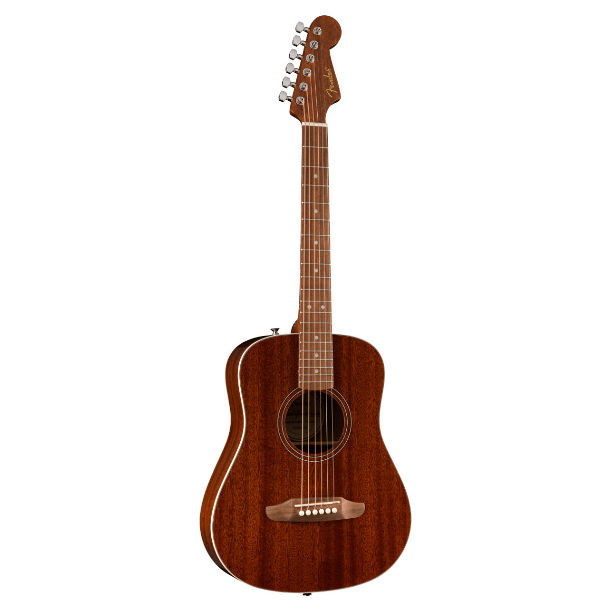 Fender California Standard Redondo Mini Acoustic Guitar w/ Bag - Sapele Top - Natural Sapele