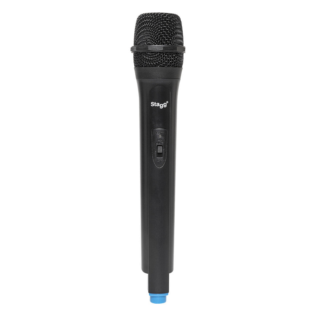 Stagg 10 in. Active Speaker w/ Wireless Mic 125-Watts - Bluetooth and Battery Powered - Bananas at Large®