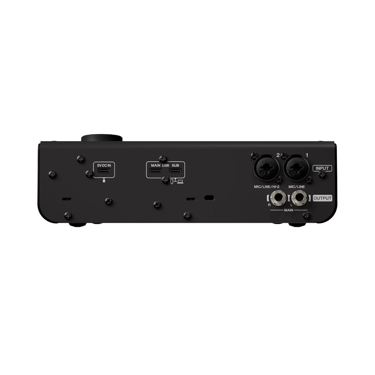Yamaha URX22 Production Audio Interface w/ Touchscreen & Built-In Effects - Black