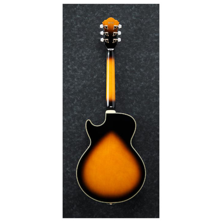 Ibanez GB10SEBS George Benson Signature Model Hollow Body Electric Guitar - Brown Sunburst - Bananas at Large®