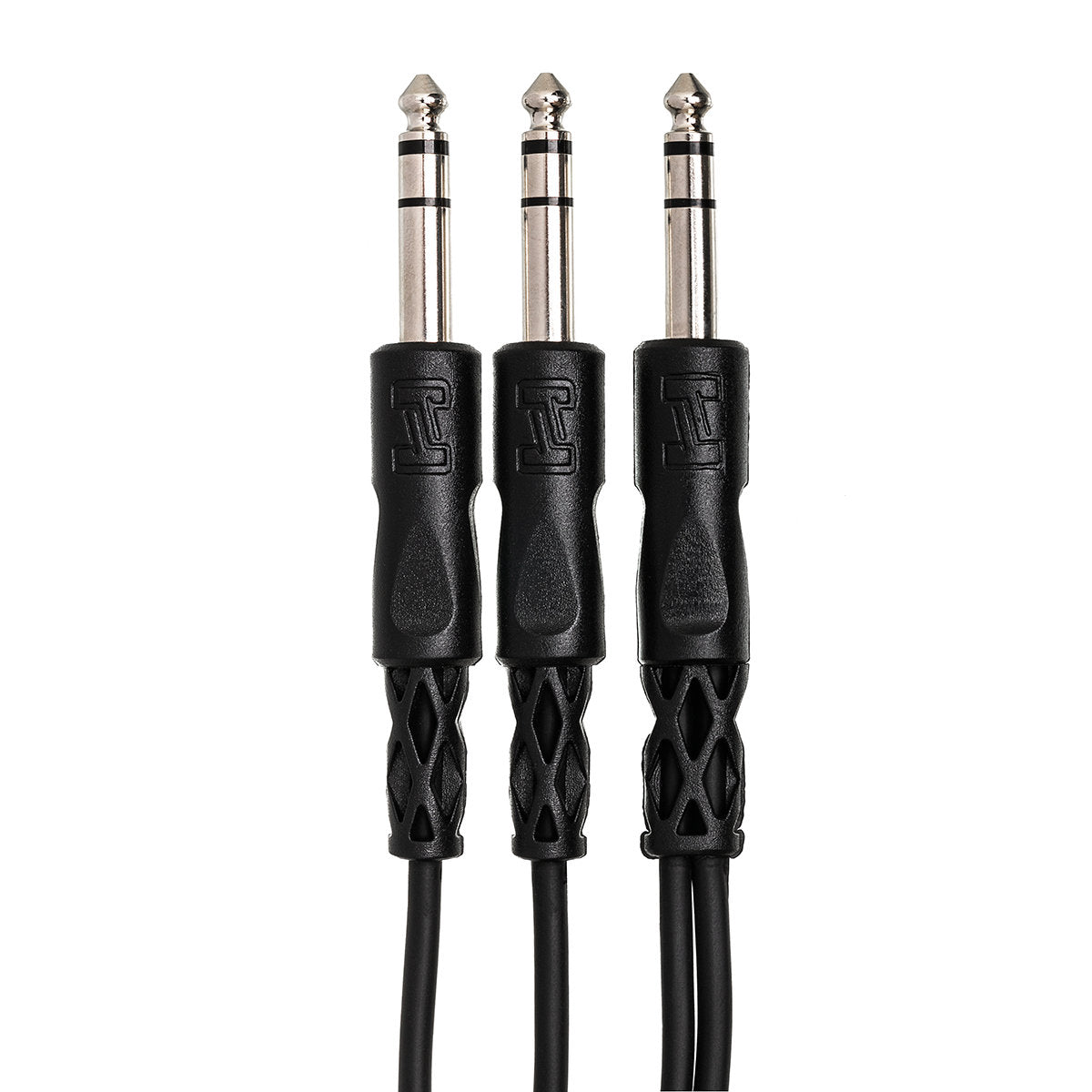 Hosa CYS-105 Y Cable 1/4in TRS to Dual 1/4in TRS Cable - 5ft