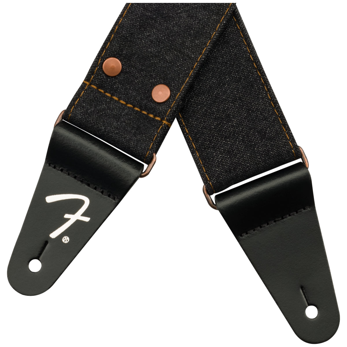 Fender x Wrangler Denim Guitar Strap - Black