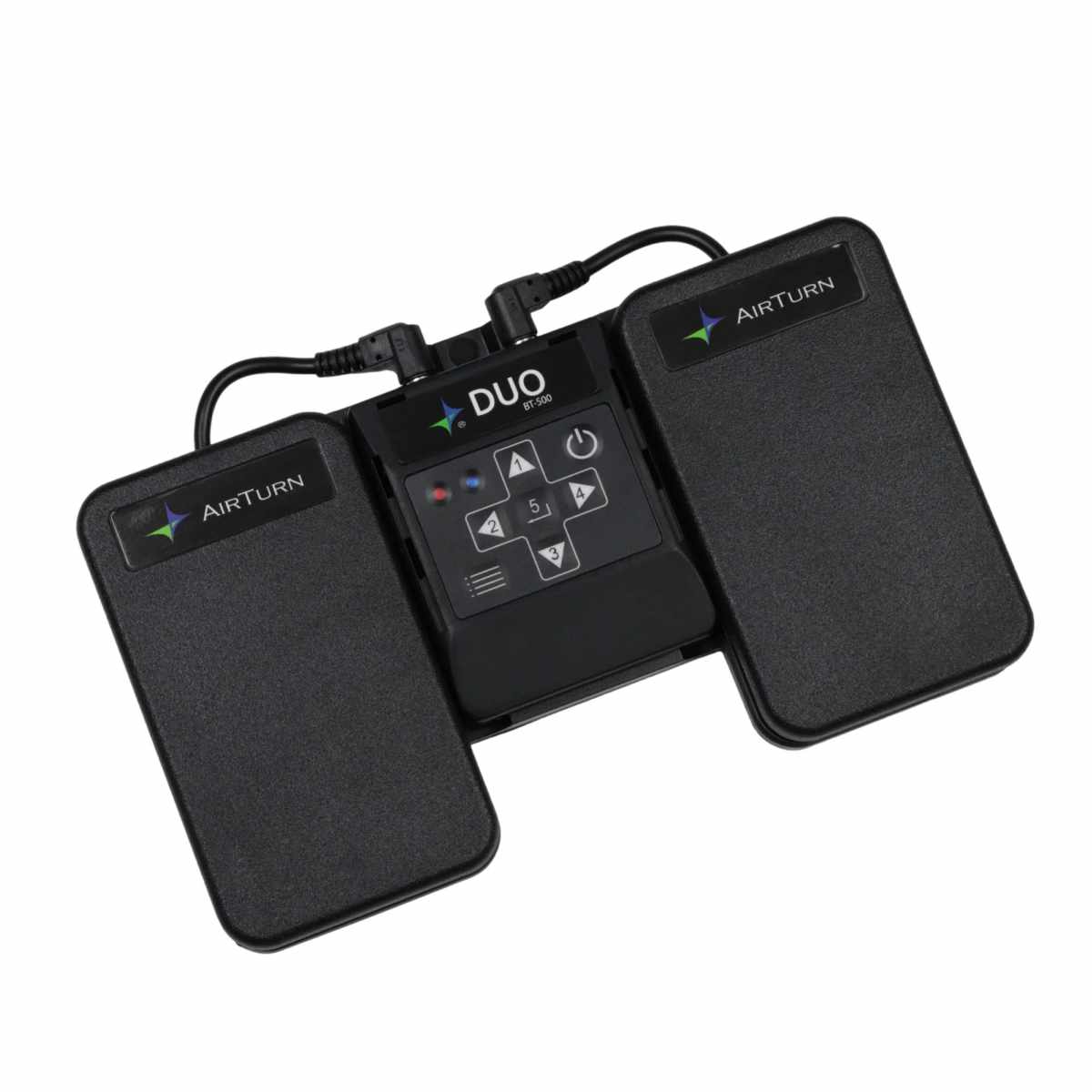 AirTurn DUO 500 Dual Wireless Pedal Controller with Removable Bluetooth Handheld Remote - Bananas at Large®