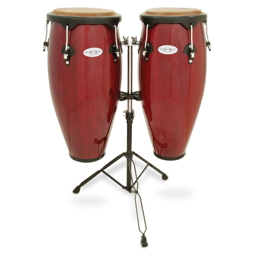 Toca Percussion Player Series Wood Conga Set with Double Stand