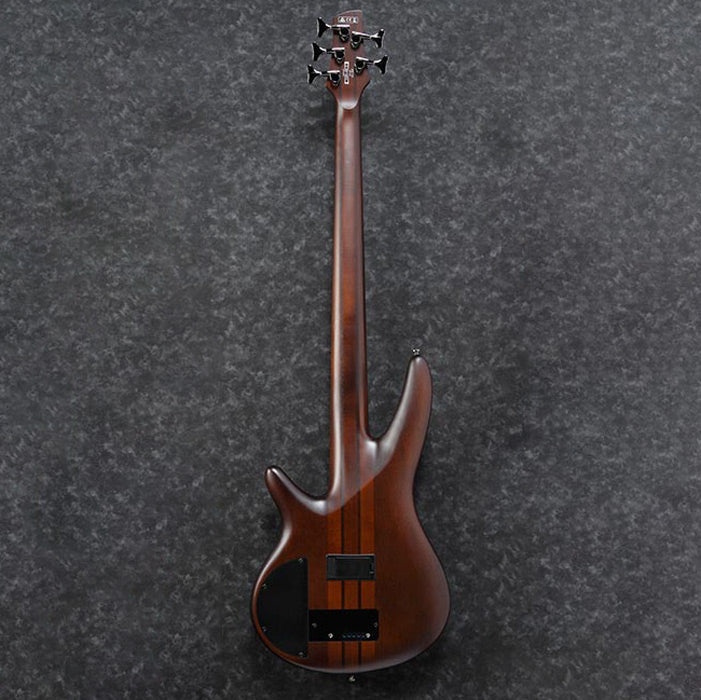 Ibanez Bass Workshop SRF705 SR Portamento 5-String Fretless Bass - Brown Burst Flat
