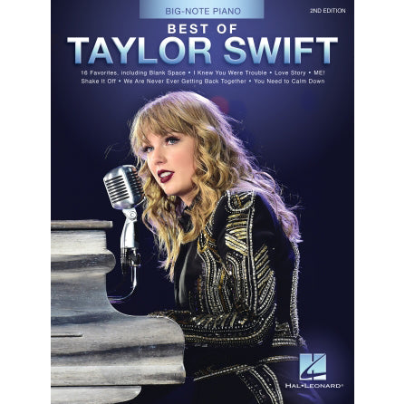 Hal Leonard - HL00339619 - Best of Taylor Swift – 2nd Edition Big Note