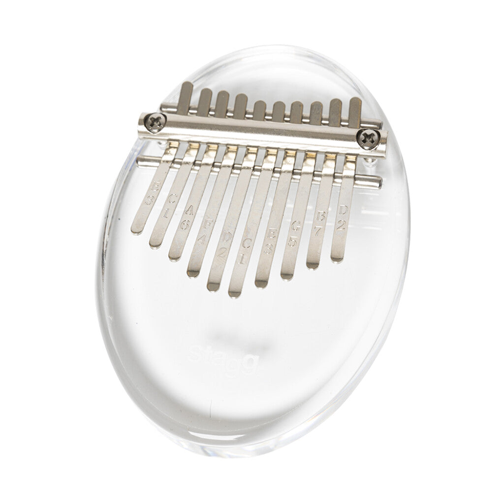 Stagg Kid Kalimba - 10 Note - Crystal Acrylic