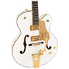 Gretsch Synchromatic Falcon Hollow Body Single-Cut Electric Guitar w/ Bigsby - Ebony Fingerboard - Snowcrest White