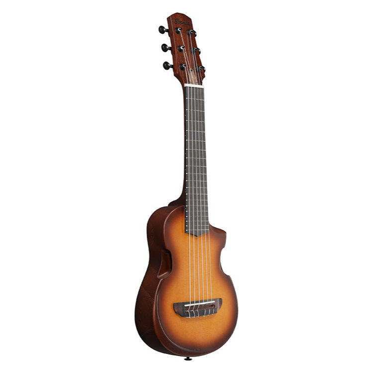 Ibanez AUP10N AU Series Acoustic Tenor Ukulele - Open Pore Light Brown Sunburst Top - Natural Open Pore Back and Sides