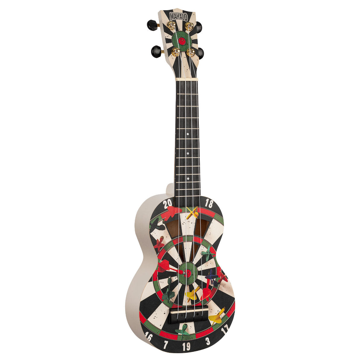 Mahalo MA1DR Art Series Soprano Ukulele - Darts Motiff
