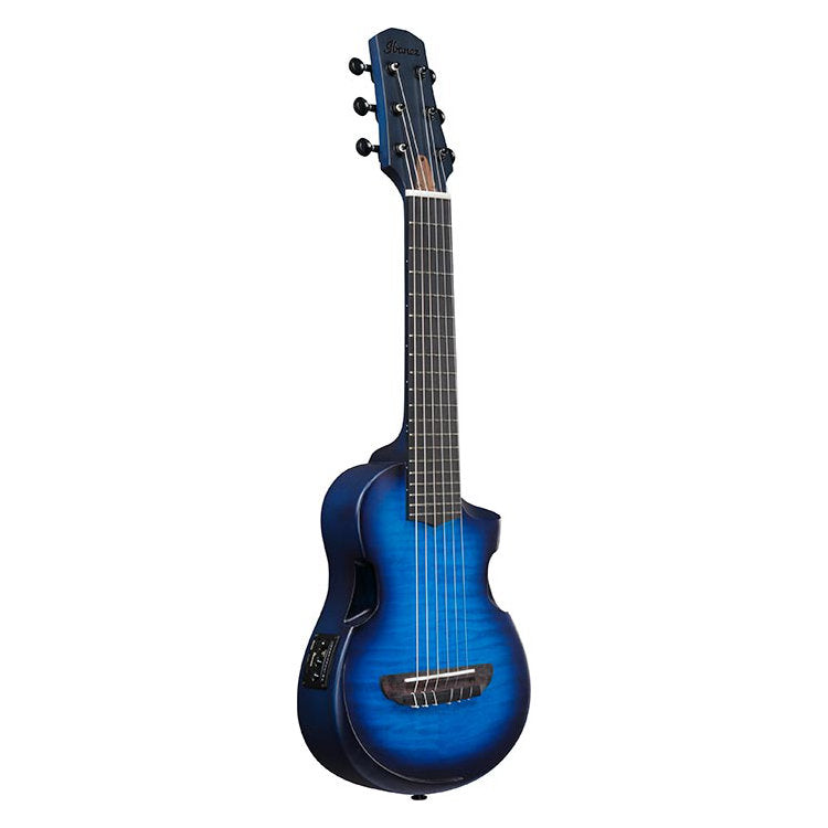 Ibanez AU Series Acoustic-Electric Ukulele - Transparent Blue Sunburst Open Pore