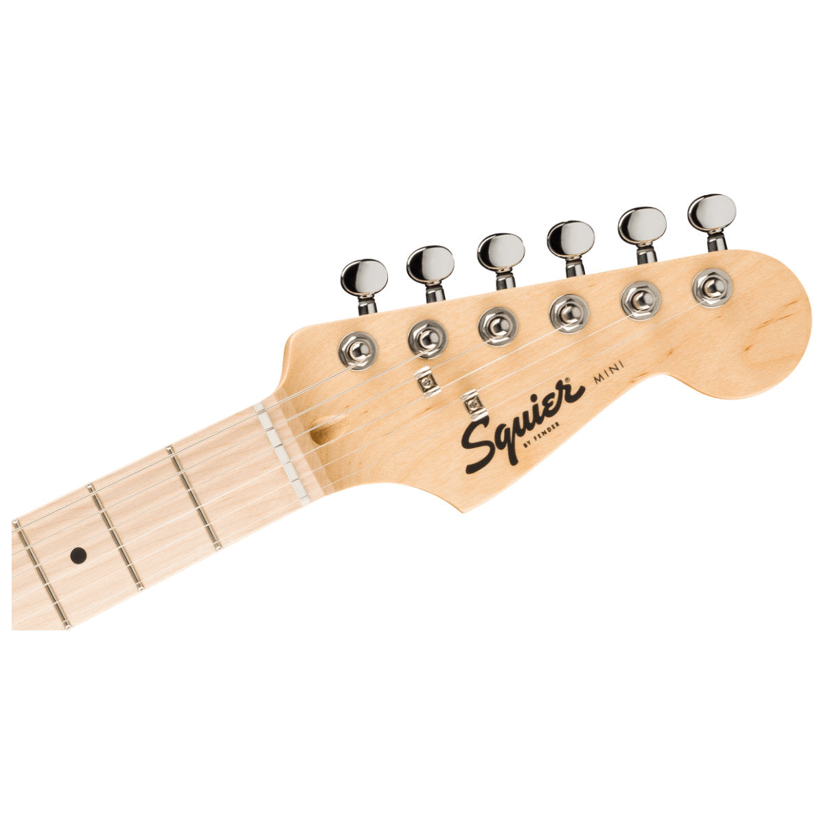 Squier Mini Stratocaster Electric Guitar - Maple Fingerboard - White Pickguard - California Blue