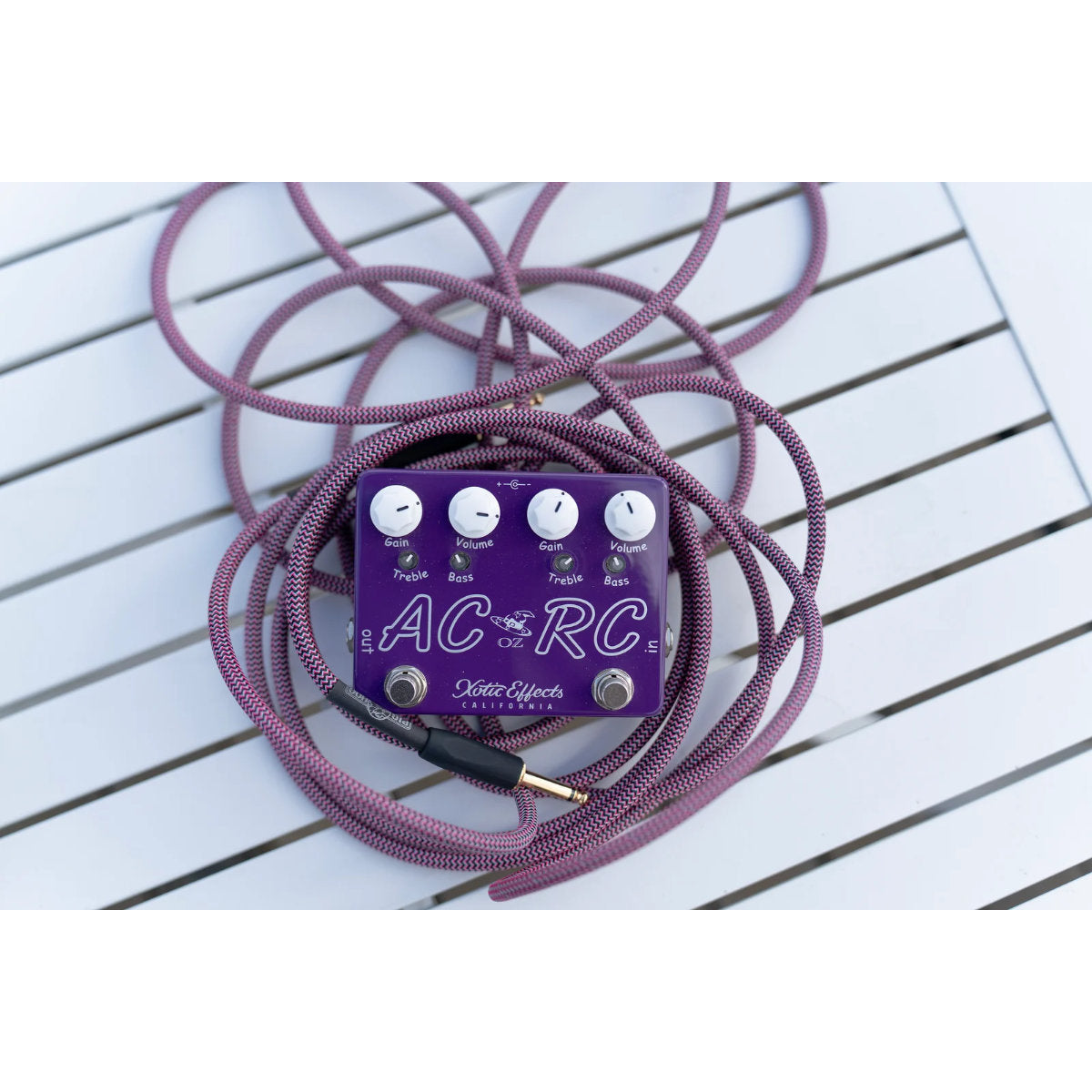 Pig Hog Solutions Headphone Extension Cable - 10ft - 1/4in - Riviera Purple