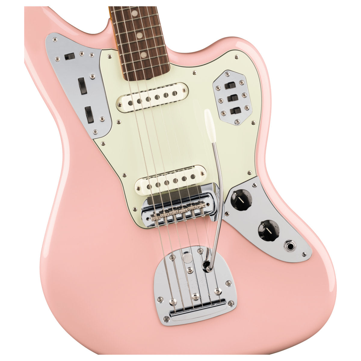 Fender Vintera III Mid 60s Jaguar Electric Guitar - Rosewood Fingerboard - Shell Pink