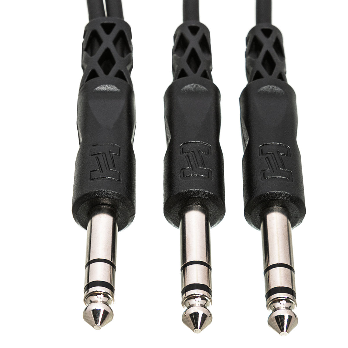 Hosa CYS-105 Y Cable 1/4in TRS to Dual 1/4in TRS Cable - 5ft