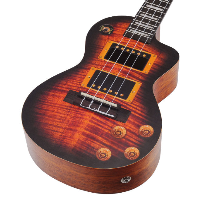 Mahalo MA3EG Artists Elite Series Tenor Ukulele - Electric Guitar Motiff