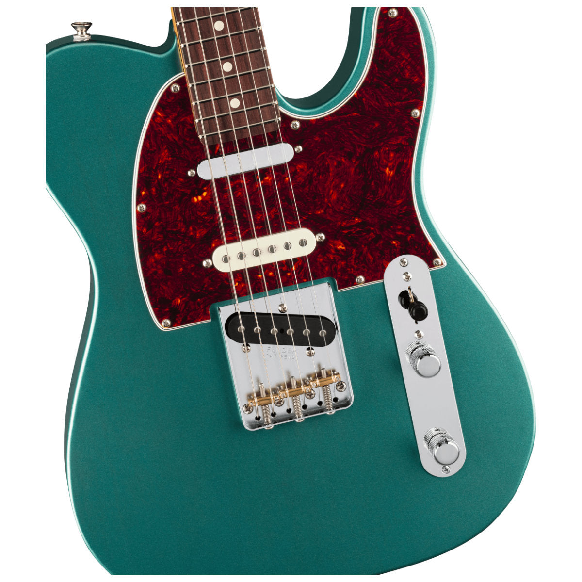 Fender American Professional Classic Hotshot Telecaster® Electric Guitar - Rosewood Fingerboard - Faded Sherwood Green Metallic