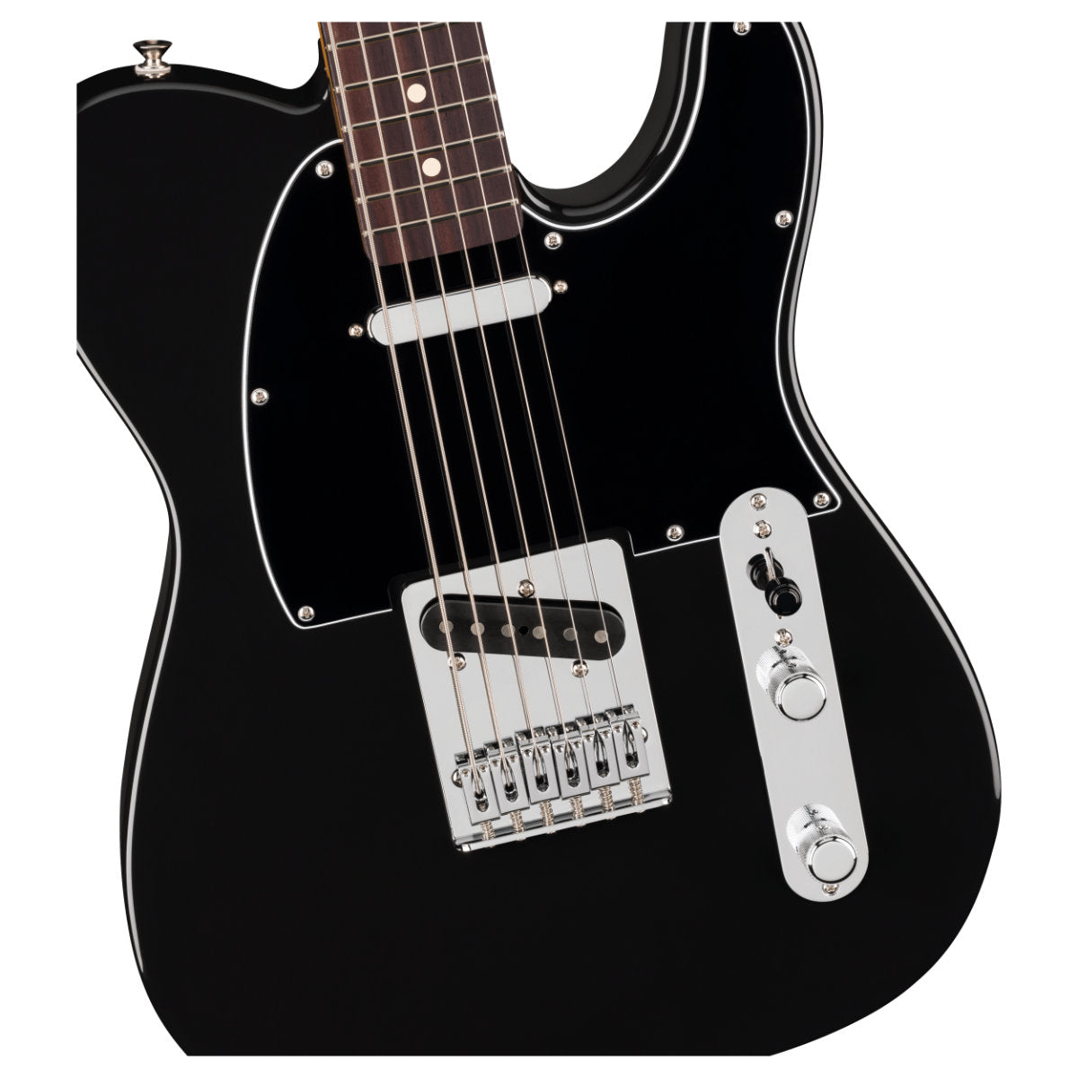Fender 75th Anniversary Player II Baritone Telecaster Electric Guitar - Rosewood Fingerboard - Black