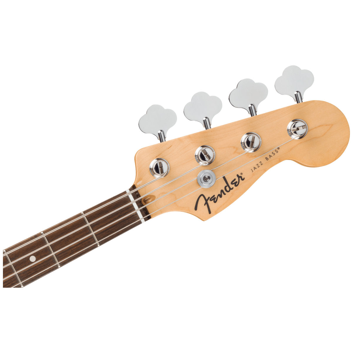 Fender Standard Jazz Bass Guitar - Laurel Fingerboard - White Pickguard - Olympic White